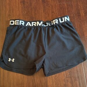 Under Armour Women's Dark Gray Athletic Shorts